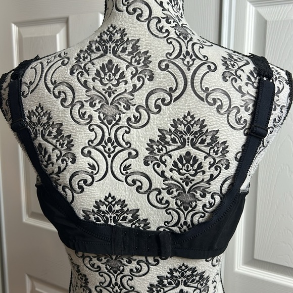 Playtex Lift US4825 XBX 38D Black Stretch Lace Cups - Picture 4 of 5